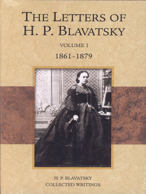 cover image of The Letters of H. P. Blavatsky